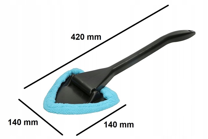 2X MYJKA DO MYCIA SZYB SAMOCHODOWYCH USUWANIE PARY WYMIENNA 42CM