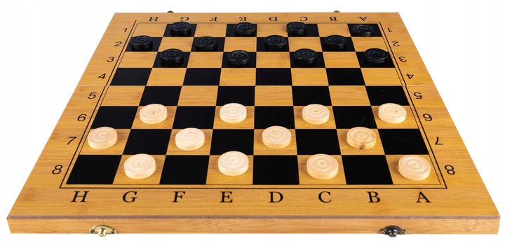 Gra Szachy Warcaby Backgammon 3W1 Drewniane Klasyczne Duże Tryktrak