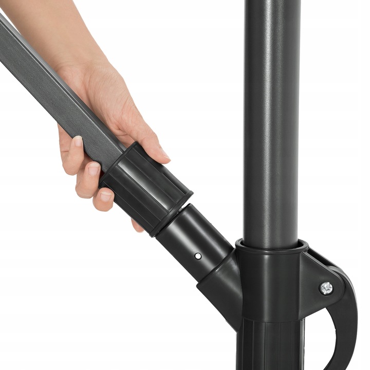 Parasol Apollon z korbą 2,5 x 2,5 m