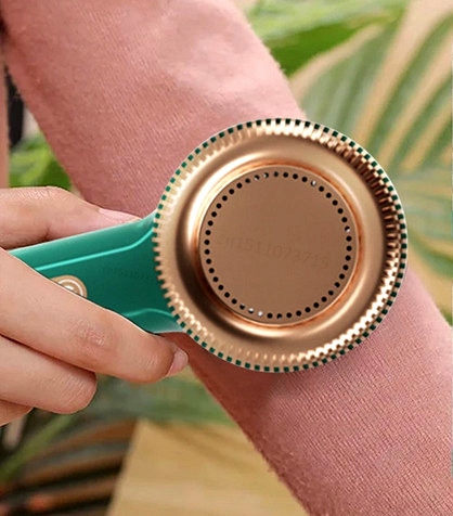 GOLARKA DO UBRAŃ TAPICERKI MOCNA AKUMULATOROWA 2 ZESTAWY NOŻY+SUPER 3-SPEED