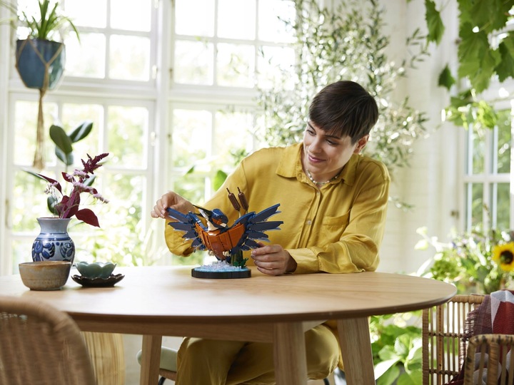 LEGO ICONS 10331 Model Ptak ZIMORODEK - Klocki dla dorosłych +TORBA PREZENT