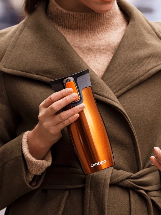 Kubek termiczny Contigo West Loop 2.0 470ml Autoseal - Pomarańczowy