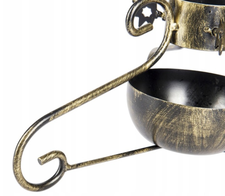 MASYWNY STALOWY KUTY STOJAK CHOINKOWY POD CHOINKĘ Z POJEMNIKIEM NA WODĘ