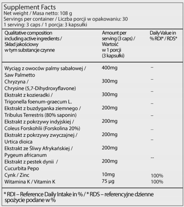 IHS Iron Horse Gold Test 90caps Testosteron Libido
