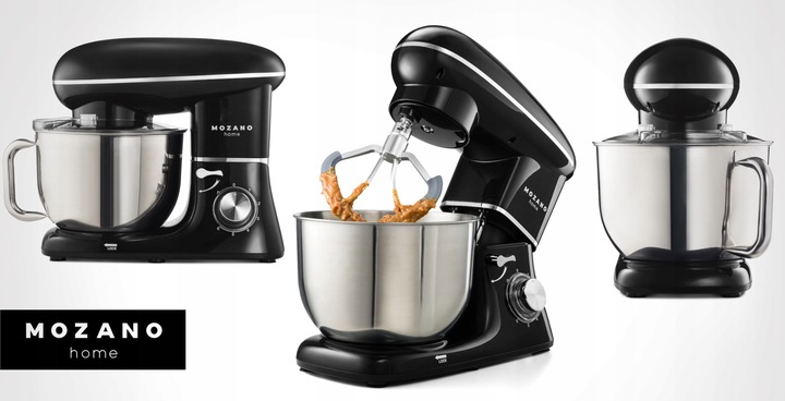 ROBOT KUCHENNY MIKSER PLANETARNY MISA 6.2L MOCNY 3 MIESZADŁA + PRZEPISY