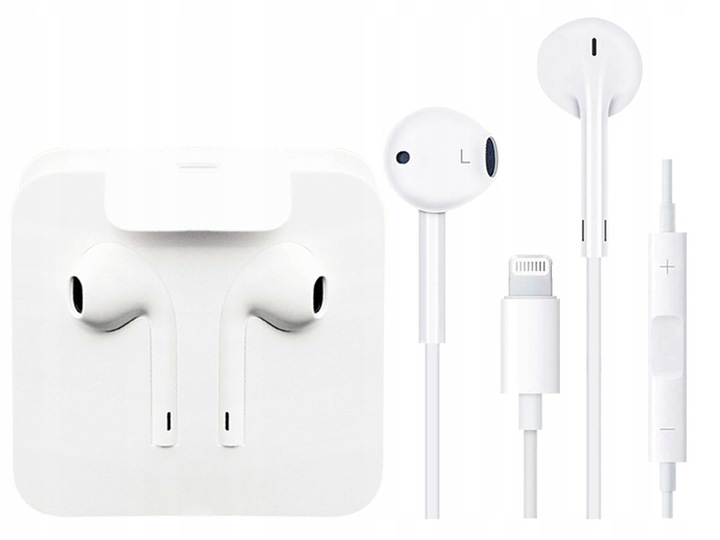 ORYGINALNE SŁUCHAWKI APPLE EARPODS LIGHTNING MMTN2ZM/A IPHONE XS 12 13 14