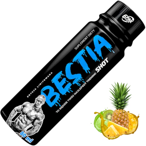BESTIA MOCNA PRZEDTRENINGÓWKA SHOT KOFEINA POMPA
