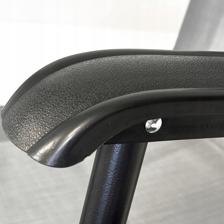 ROZKŁADANY LEŻAK ŁÓŻKO POLOWE TURYSTYCZNE SKŁADANE RIVIERA II JASNY SZARY