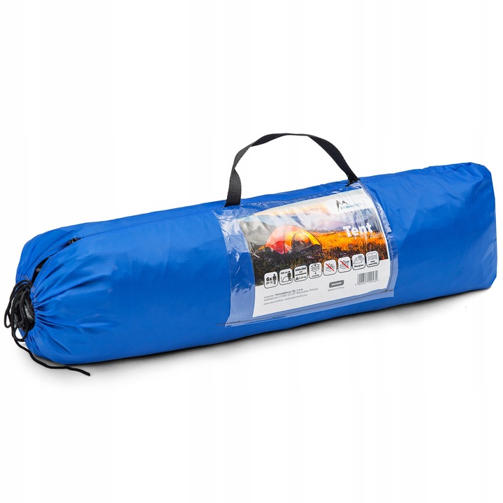 Namiot turystyczny kempingowy DUŻY SOLIDMY 6-osobowy IGLOO 240x290cm