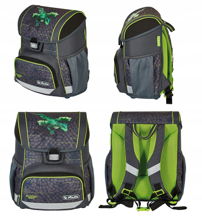 TORNISTER PLECAK SZKOLNY HERLITZ LOOP SMOK KL. 1-3