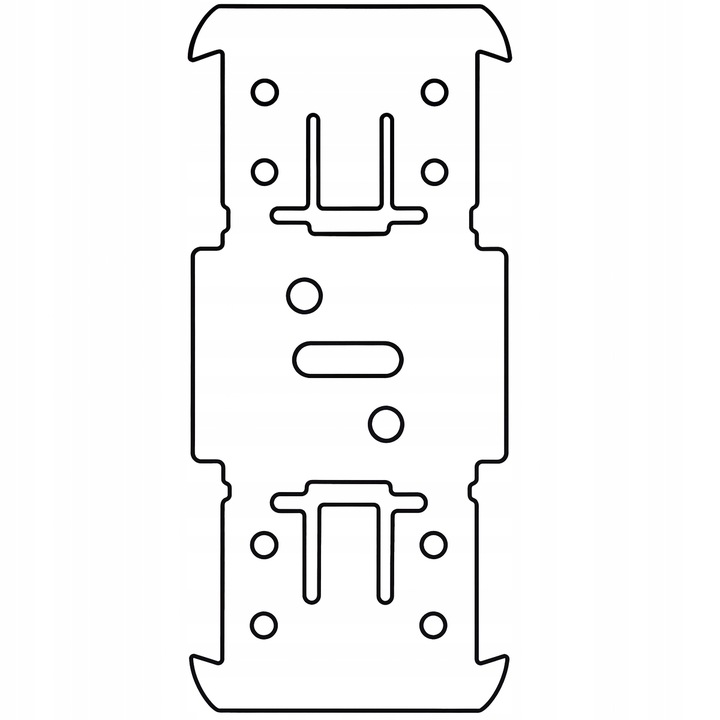ŁĄCZNIK KRZYŻOWY DO PROFILI CD60 PŁYT GK SUFITÓW OCYNK MALOWANY 100sztuk