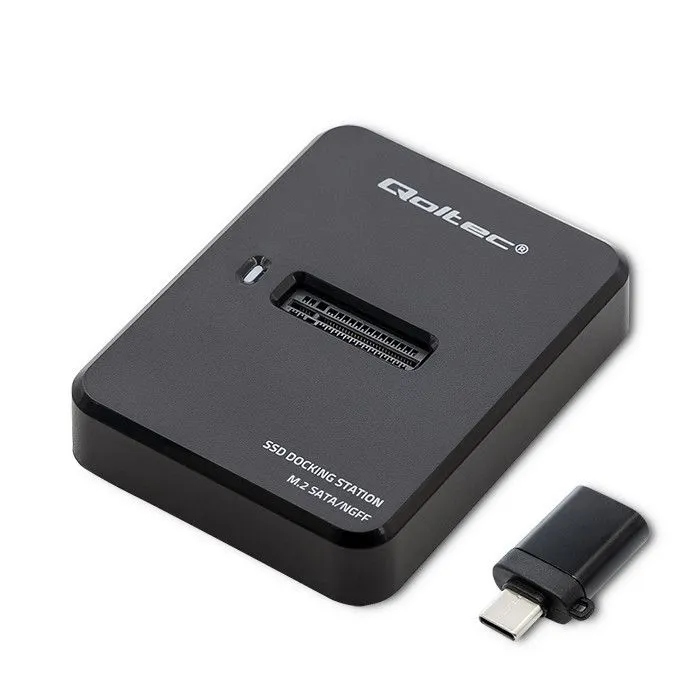 Qoltec Stacja dokująca dysków SSD M.2 SATA NGFF USB 3.1