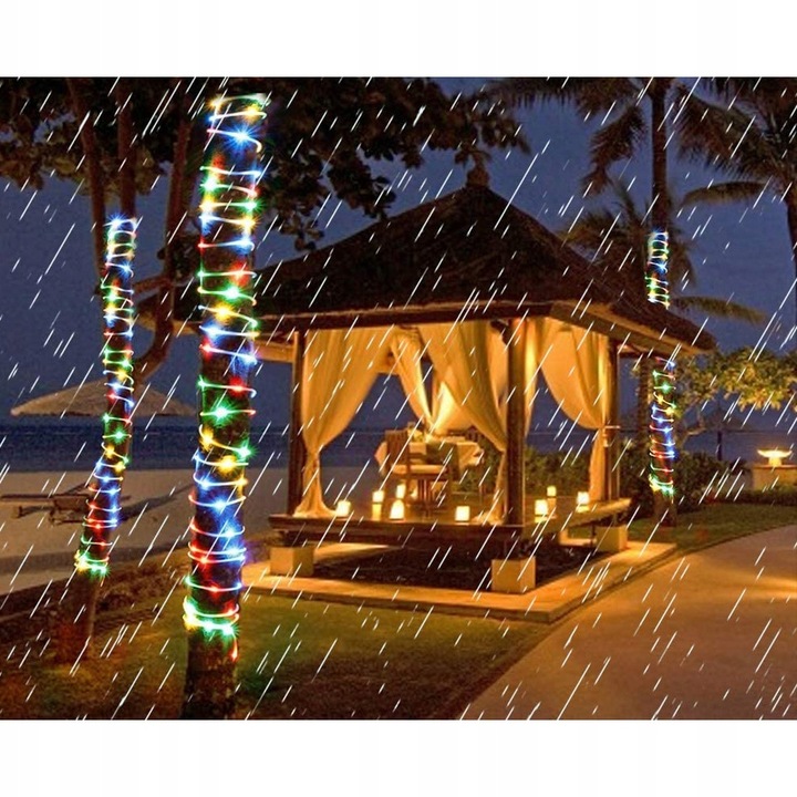 Wąż świetlny 6m programator 8 funkcji LED