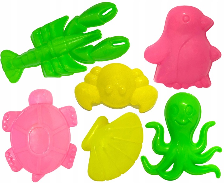 ZESTAW PIASEK KINETYCZNY 2kg + BASEN PIASKOWNICA FOREMKI WALIZKA 18 elem