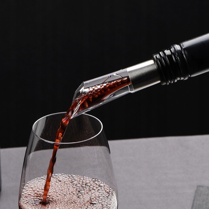 ELEKTRYCZNY KORKOCIĄG OTWIERACZ DO BUTELEK WINA, CZARNY ZESTAW NA PREZENT