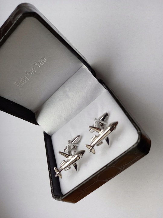 Spinki do mankietów Mały Tytanowy Pistolet