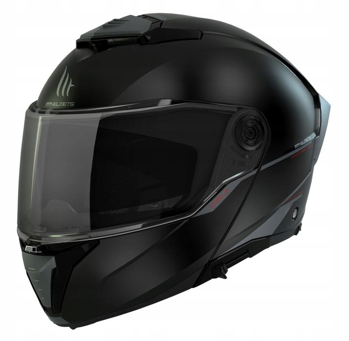 KASK MOTOCYKLOWY SZCZĘKOWY MT HELMETS ATOM 2 SV SOLID BLACK MATT NA PREZENT