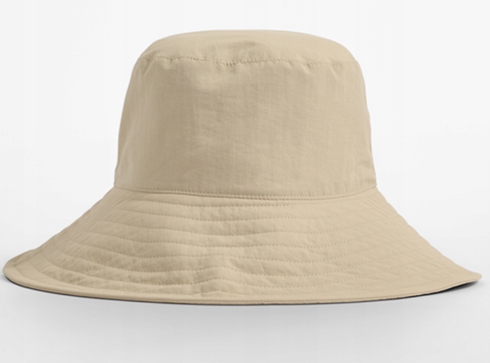 KAPELUSZ LETNI DAMSKI Z DUŻYM RONDEM PRZECIWSŁONECZNY FILTR UPV 50+ BEŻOWY