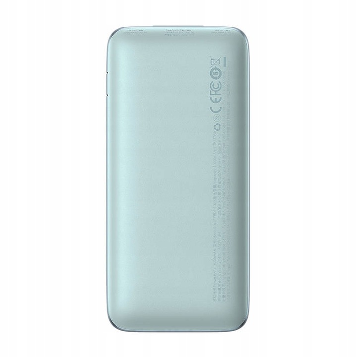 BASEUS POWER BANK PODRÓŻNY 10000 MAH 2X USB USB-C 20W QC 3.0 Z KABLEM USB