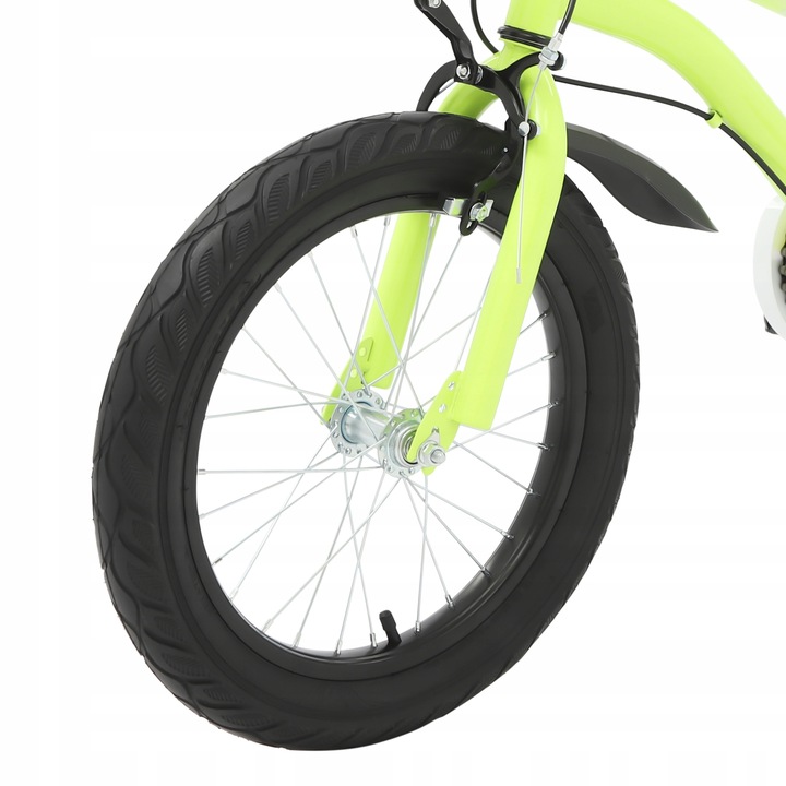 Rower 16’ ze światłami-Rower dziecięcy z kołami Light& Training -żółty