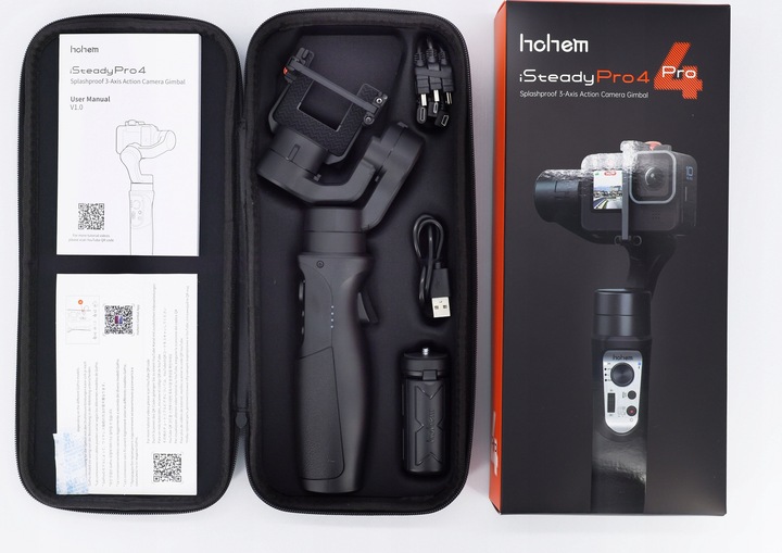 Gimbal Stabilizator HOHEM iSteady Pro4 do Kamer GoPro HERO 12 11 10 9 8 7 6