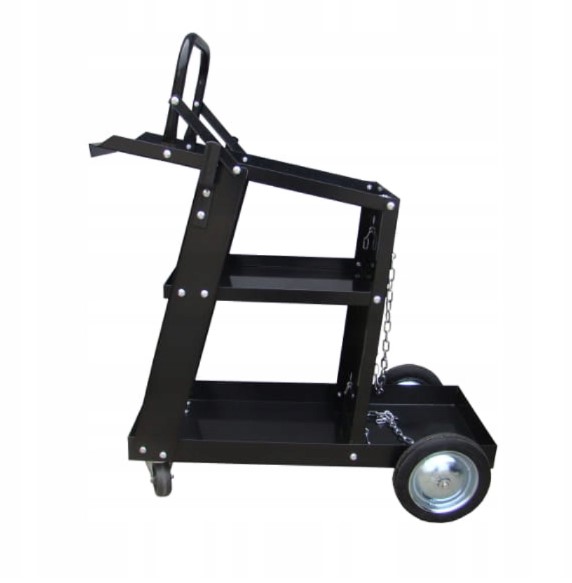 Wózek spawalniczy do spawarki butli MIG TIG z rączką wzmocniony 85 kg