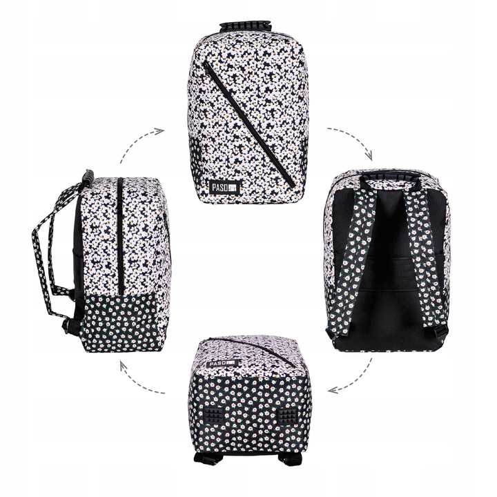 Paso Plecak lotniczy - 20x25x40 cm - kwiaty - Wizzair - Ryanair