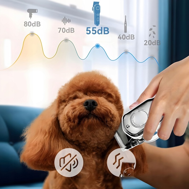 MASZYNKA DO STRZYŻENIA PSÓW PSA CICHA PROFESJONALNA BEZPRZEWODOWA MOCNA