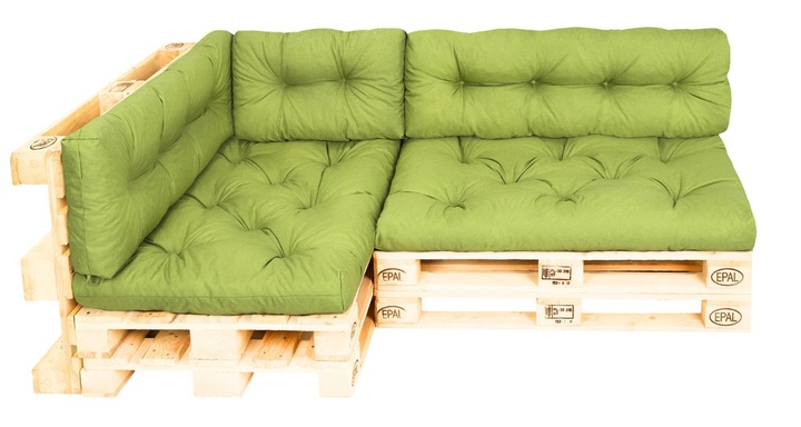 PODUSZKI NA PALETY MATERAC 120X80X40 KOMPLET 5 cz