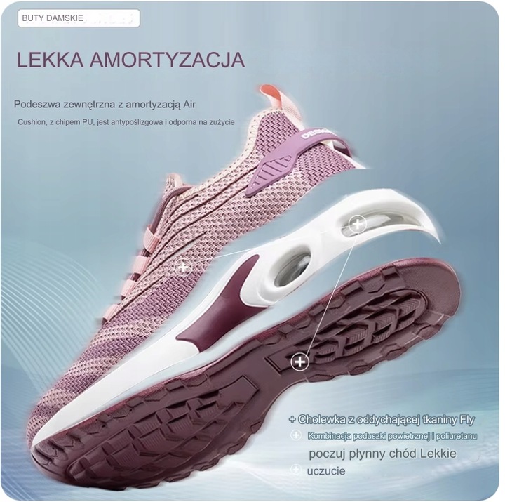 BARDZO LEKKIE buty PÓŁBUTY robocze DAMSKIE siatkowe Oddychające z Noskiem