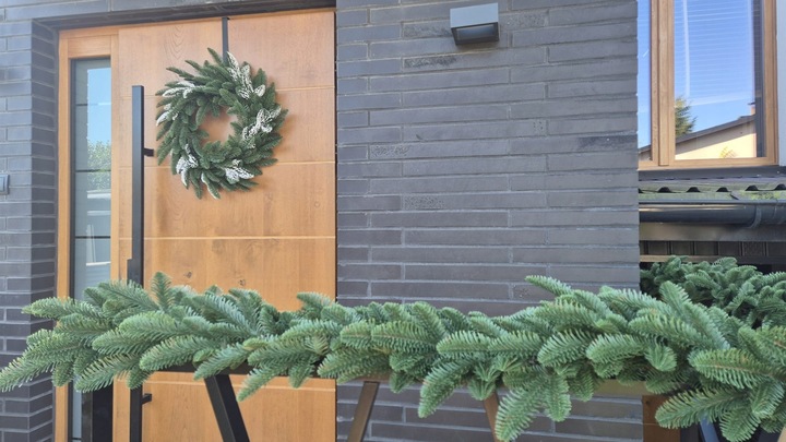 Girlanda Jodła 5 metrów 100% PE 500 cm DŁUGA gęsta jak naturalna balustrada