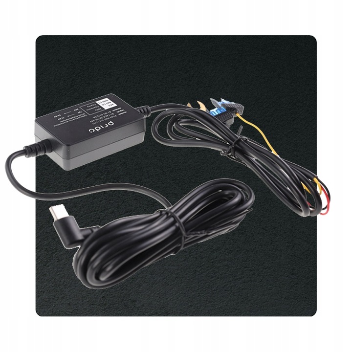 Adapter zasilania do wideorejestratora Prido HK2 Hardwire Kit USB-C
