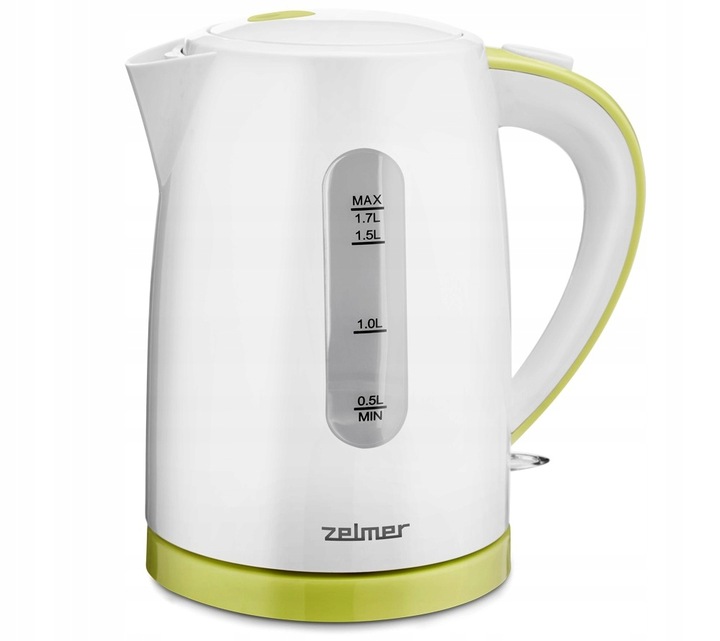 Czajnik Klasyczny BEZPRZEWODOWY Duży ZELMER ZCK7616L 2200W 1,7L LIME