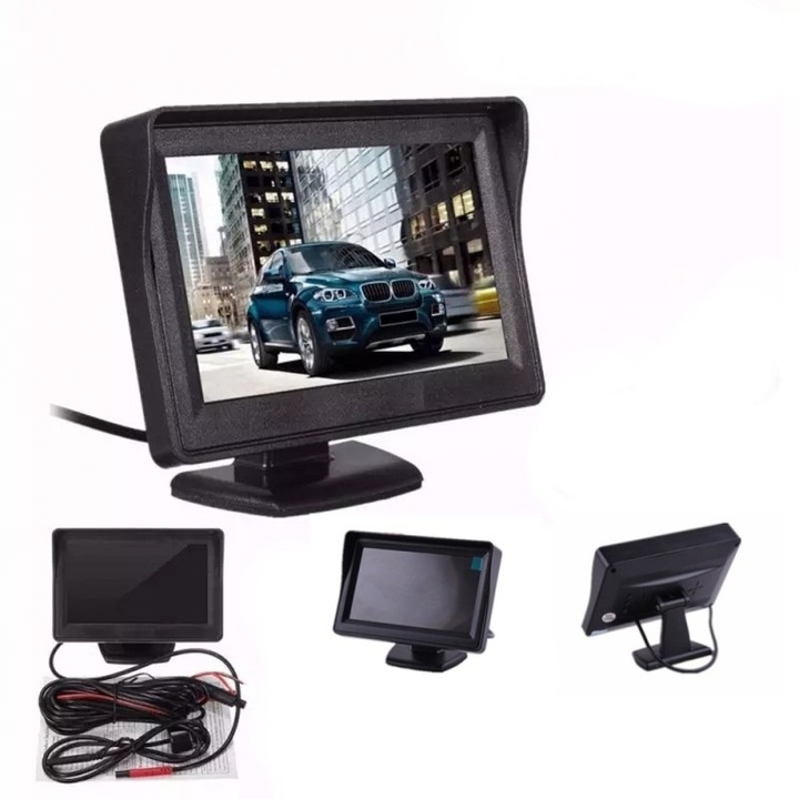 Kamera cofania, monitor - zestaw 12V