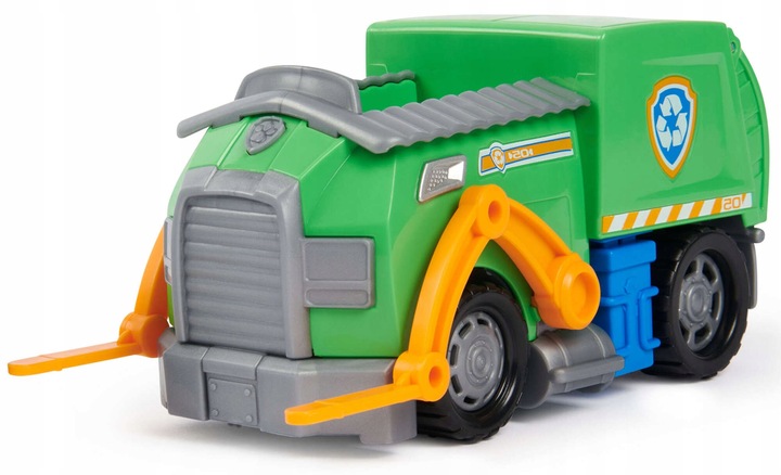 PSI PATROL 2W1 ŚMIECIARKA ROCKY FIGURKA POJAZD TRANSFORMUJĄCY ECO