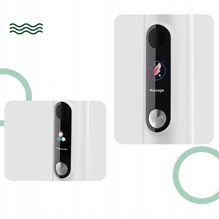 SZCZOTECZKA SONICZNA DO ZĘBÓW ELEKTRYCZNA POLSKIE MENU TRYB INDYWIDUALNY