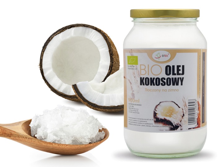 Olej kokosowy nierafinowany do smażenia 900 ml