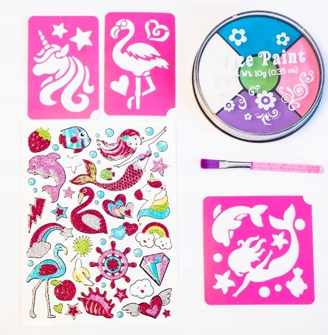 Zestaw farby do malowania twarzy i tatuaże