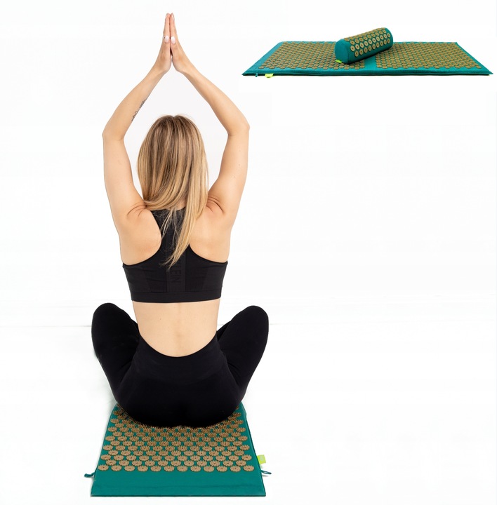 MATA ZDROWOTNA DO AKUPRESURY Z KOLCAMI + PODUSZKA