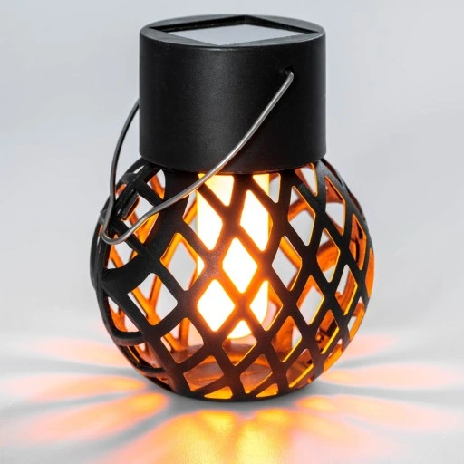 4x LAMPION SOLARNY LED WISZĄCY LAMPA EFEKT PŁOMIEŃ OGIEŃ LATARENKA OGRODOWA