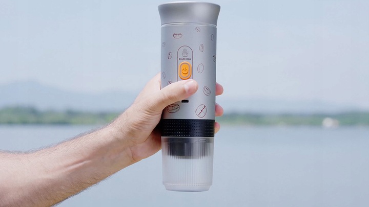 PODRÓŻNY ekspres do kawy mielonej+ na kapsułki CIŚNIENIOWY 20 Bar AEROGOGO