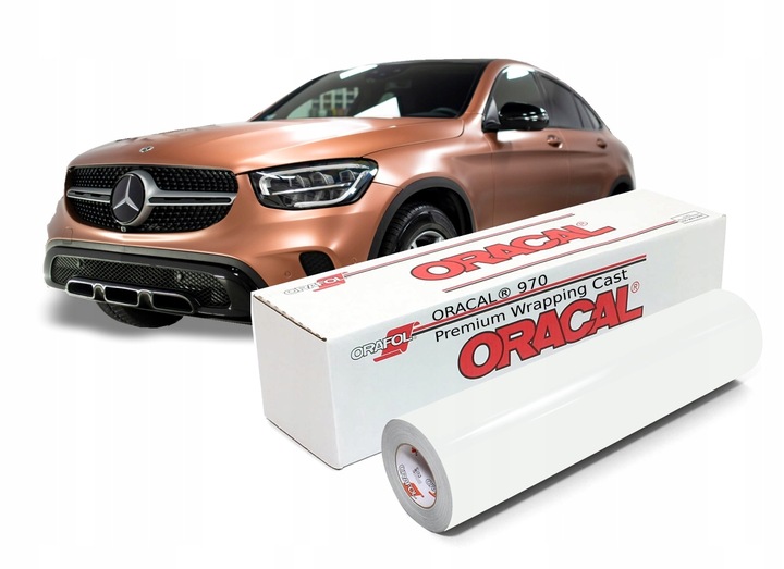 Folia na samochód auto Oracal 970 biały błysk