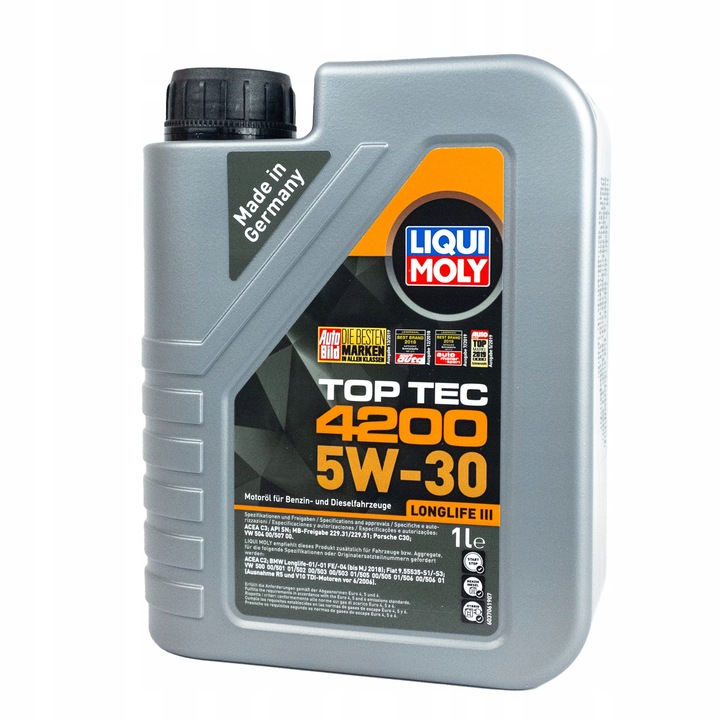 OLEJ SILNIKOWY LIQUI MOLY 8972 TopTec 4200 1L 5W30 100% ORYGINAŁ Z NIEMIEC