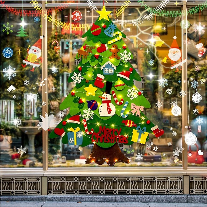 Choinka FILC RZEPY Święta dzieci + LED 100 cm