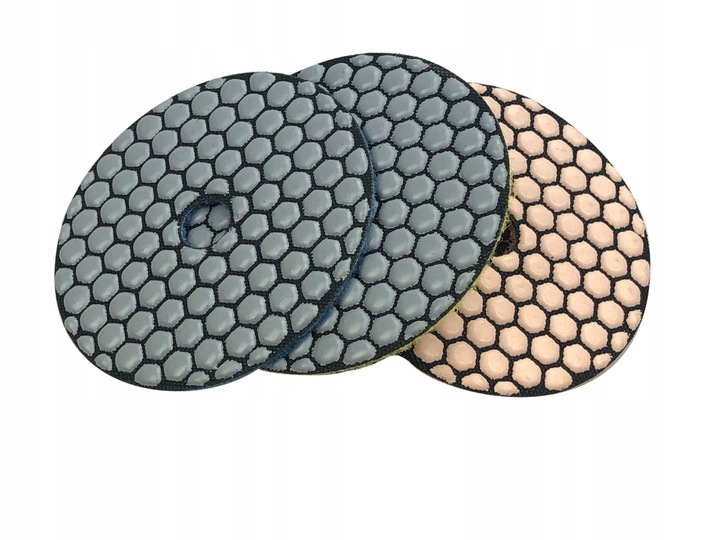 3 SZT DYSK POLERSKI SUCHO GRES 100 #50 #100 #200 DIAMES SZLIFOWANIE GRESU