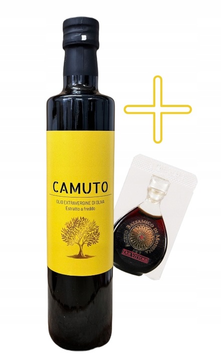 Oliwa z oliwek Extra Virgin Włoska CAMUTO Antyczne odmiany ETNA 0,15% 500ml