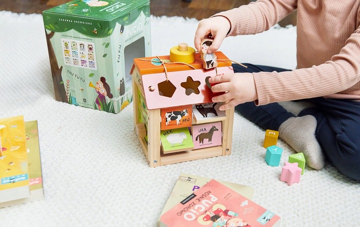 Zabawka edukacyjna NASZA KSIĘGARNIA Pucio Sorter logopedyczny