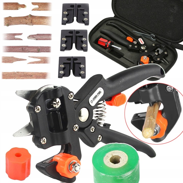 SEKATOR SZCZEPIENIA WINOGRON DRZEW KRZEWÓW + TAŚMA