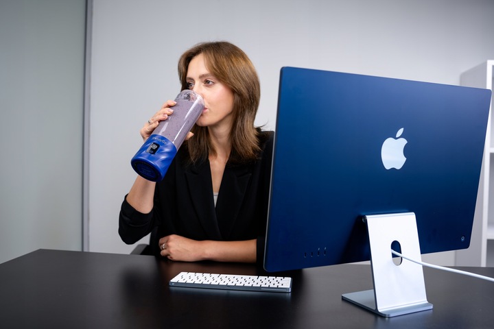 Oryginalny Blender BlendyGo 3 Bezprzewodowy Niebieski|Kielichowy |Przenośny