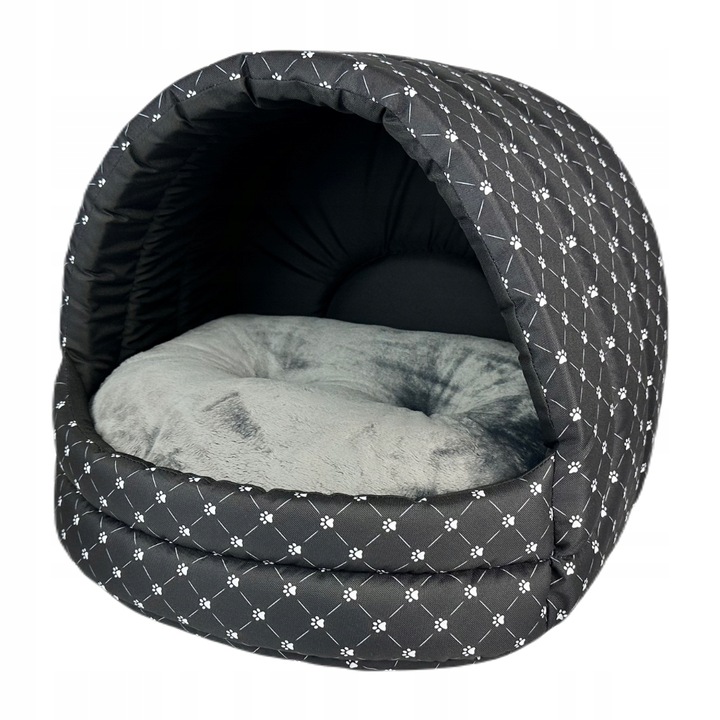Legowisko Dla Psa Dużego Owalne Budka Materac Poduszka Materiałowe Buda L